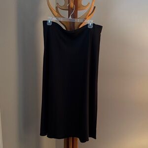 J. Crew Classic Black Slip Skirt